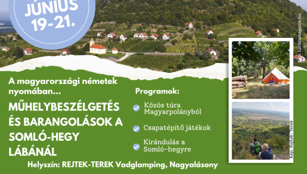 Műhelybeszélgetés és barangolások a Somló-hegy lábánál